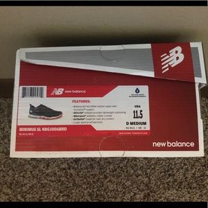 New Balance Minimus SL Red/Black Golf Shoes